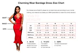 Size Chart Charming Wear