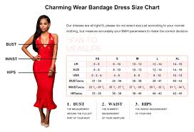 size chart charming wear