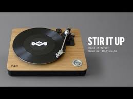 The Streamlined Design Of The Stir It Up Turntable Features Natural Bamboo For A Warm Look And A Built In Pre Amp That S C Turntable Gadgets And Gizmos Marley
