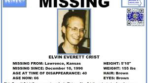 Missing in Lawrence: Elvin Everett Crist