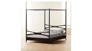 Get it as soon as mon, jun 21. Oslo Queen Black Canopy Bed Reviews Cb2 Black Canopy Bed Bed Frame And Headboard Black Canopy Beds