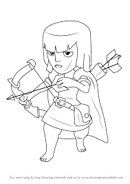 Free to play on your windows pc. Learn How To Draw Archer From Clash Of The Clans Clash Of The Clans Step By Step Drawing Tutorials