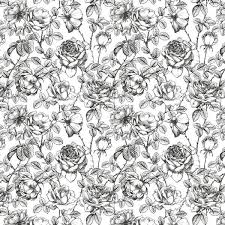 A collection of the top 47 black and white floral wallpapers and backgrounds available for download for free. Black And White Floral Wallpaper Floral Wallpaper Floral Pattern Wallpaper Black And White Wallpaper