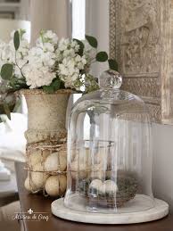 Easter Decorating In The Kitchen Simple Ideas For Easter Decor Cloche Decor Spring Decor Farmhouse Decor