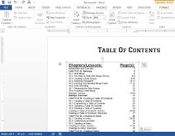On the create (envelopes and labels) panel click on labels. How To Create A Table Of Contents In Word 2013 Teachucomp Inc