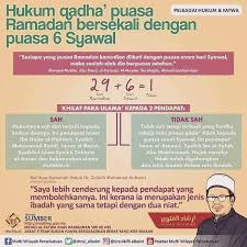 Saya niat berpuasa sunnah enam hari bulan syawal karena allah. Puasa Yang Boleh Digabungkan Tidak Siti Asmida Mokhtar Facebook