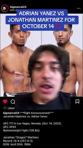 Jonathan Martinez Ufc Is He Gay