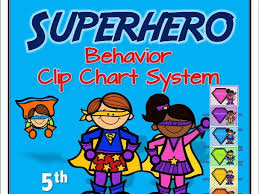 Superhero Behaviour Clip Chart System Version 5
