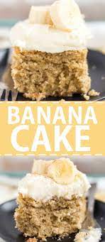 Easy Banana Cake Recipe Banana Cake Recipe Cake Recipes Banana Recipes