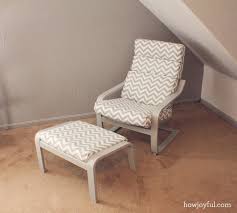 Ikea Hack Poang Chair Recover With Paint And A Custom Cover Ikea Poang Chair Recovering Chairs Ikea