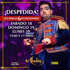 El peso de la ley. Aladin El Show Aladinelshow Twitter