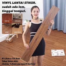 ∙ promo pengguna baru ∙ kurir instan ∙ bebas ongkir ∙ cicilan 0%. Vinil Lantai Stiker Parket Lantai Motif Kayu 91 4 X 15 2 Cm Sticker Vinyl Lantai Kayu Shopee Indonesia