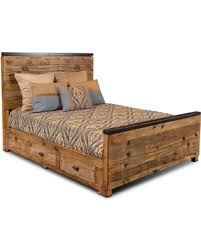 Find Deals On Sacremento Rustic Solid Wood Queen Bed Frame With 2 Storage Drawers James walnut with stainless steel frame queen bed. crafters and weavers sacremento rustic solid wood queen bed frame with 2 storage drawers from houzz bhg com shop