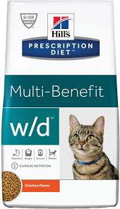 Hills Prescription Diet W D Multi Benefit Digestive Weight Glucose Urinary Management With Chicken Dry Cat Food 4 Lb Bag