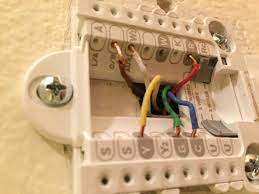 Most thermostats nowadays detach from a wall mounting plate. Thermostat Wiring Problem Doityourself Com Community Forums