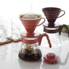 Hario V60 Coffee Server Set 02 Red 700ml V60 Coffee Iced Coffee Maker Coffee Dripper