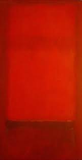 Light Red Dark Red Rothko Colour Field Mark Rothko Rainbow Colors