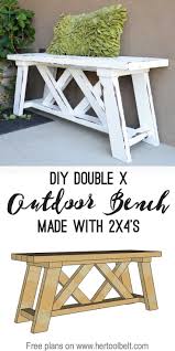 Construisez Un Joli Petit Banc De Bricolage Pour Votre Porche Ou Votre Entree Utilisez 2 4 39 S Diy Maison Projet Maison Mobilier De Salon