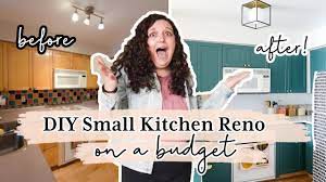 One of the most daunting tasks of any kitchen remodel is taking a stab at trying to redo your kitchen cabinets. Extreme Diy Small Kitchen Renovation On A Budget Youtube