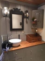 Primitive country shower curtain and mat rug set, western stars on rustic wooden shower curtain set, farmhouse style barn door fabric shower curtain 70x70, indoor floor flannel mat bath rugs 60x40cm. 170 Primitive Bathrooms Ideas In 2021 Primitive Bathrooms Primitive Bathroom Primitive Decorating Country