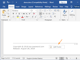 Easy Ways To Remove Header And Footer In Word 2019 2016 Password Recovery