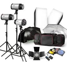 Strobe Studio Flash Light Kit 900w Photographic Lighting Strobes Barn Doors Light Stands Triggers Umbrellas Soft Box Imogenperkinsduwn
