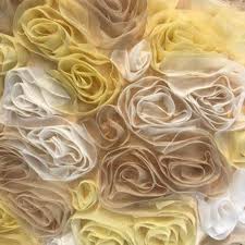 Yellow & Taupe Rose Pillow 20x20