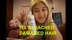 This salon treatment is great for bleach damaged hair that's paired up with a dry scalp. How To Fix Damaged Bleach Hair Aphogee 2 Step Protein Treatment Youtube