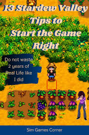13 Stardew Valley Tips To Start The Game Right In 2020 Stardew Valley Stardew Valley Tips Valley