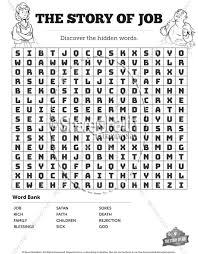 Kids can use different types of word games to practice spelling, vocabulary, and critical thinking skills. The Story Of Job Bible Word Search Puzzles Bible Word Search Puzzles