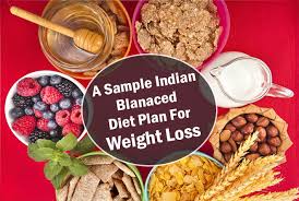 A Sample Indian Balanced Diet Plan For Weight Loss Health