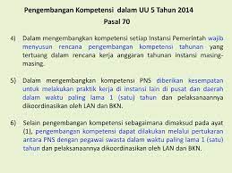 Penyusunan perencanaan pengembangan kompetensi pegawai asn; Pengembangan Kompetensi Pegawai Negeri Sipil Ppt Download