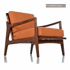 The new attachable cushions are very comfortable, and the steel frames are very sturdy. Orange Solid Walnut Exceptional Mid Century Modern Arm Chair