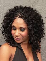 Get 1/4 of the hair and use a clip to secure the remaining hair. Human Hair Micro Braids With Curly Ends Novocom Top