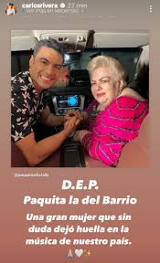 Así despidieron a Paquita la del Barrio los famosos