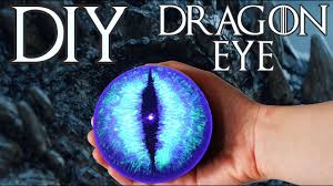 How to draw a dragon eye step by step? Diy Game Of Thrones Viserion White Walker Dragon Eye Tutorial Decoration Night King Youtube