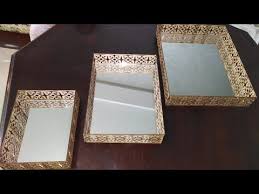 مشروع مربح ربات البيوت إصنعي بنفسك بلاطو صواني تقديم الحلويات Youtube Frame Diy Decor