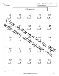Free math worksheets from k5 learning. 1st Grade Math A Dish On And Subtract 2 Digit The 100 Two Digit Addition And Subtraction Questions With Grade 2 Addition Worksheets Including Addition Facts Mental Addition Addition In