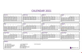 Get and print excel calendar for 2021. Calendar 2021 Excel