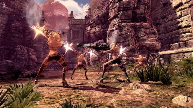 Uso de rebobinado de tiempo en Blades of Time 3