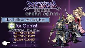 Having played a lot of dissidia final fantasy: Dissidia Final Fantasy Opera Omnia Launch Day Set Kongbakpao