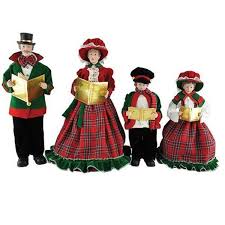 The Holiday Aisle 4 Piece Christmas Day Caroler Figurine Set Reviews Wayfair
