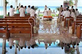 Cancun Church Wedding Gran Caribe Real Cancun Wedding Venues Hotel Wedding Packages Catholic Wedding Ceremony