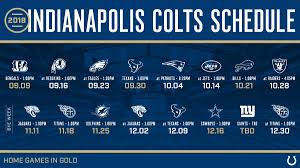 2021 indianapolis colts regular season tv schedule. Indianapolis Colts On Twitter 2018 Regular Season Schedule Https T Co 8zrrbgtudl Rt If You Re Ready For That Home Opener Week 1 Coltsforged Https T Co Pss6njtnaw