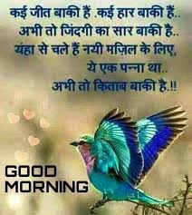 Inspirational good morning quotes for everyone to spread the awesomeness. Inspirational Good Morning Image With Shayari In Hindi
