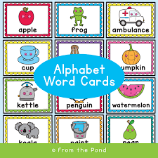 Pebbles present a video on words with each alphabet. Alphabet Activities From The Pond