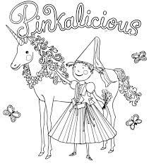 Free printable pinkalicious coloring pages. Fun Pinkalicious And Unicorn Coloring Page Unicorn Coloring Pages Mermaid Coloring Pages Cartoon Coloring Pages