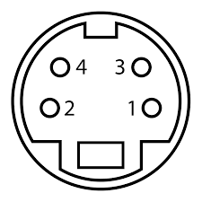 Now connect connector pin and wires from the bunch acquire according to the color code and pinout of that particular usb connector on the page using a pen, and your usb wiring diagram is ready. File Minidin 4 Connector Pinout Svg Wikimedia Commons