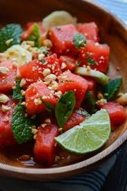 Thai Watermelon Salad Scaling Back Recipe Healthy Recipes Asian Recipes Healthy