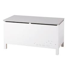 Coffre A Jouets Blanc Et Gris Motifs Etoiles Maisons Du Monde Coffre A Jouets Coffre A Jouet Blanc Relooking De Mobilier